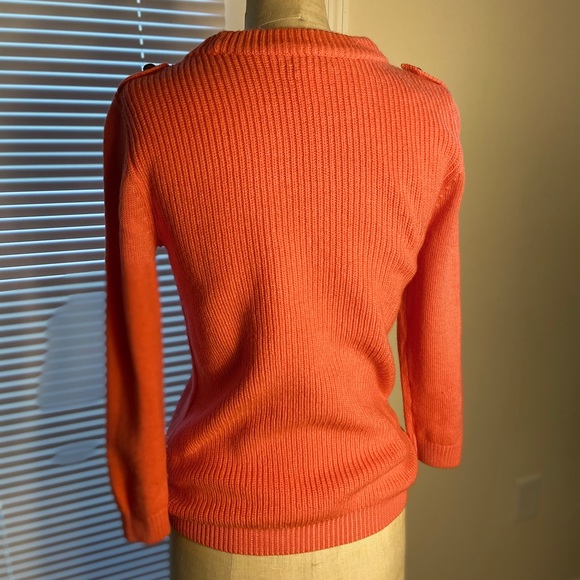 Adorable Coral J. Crew sweater - Picture 3 of 5